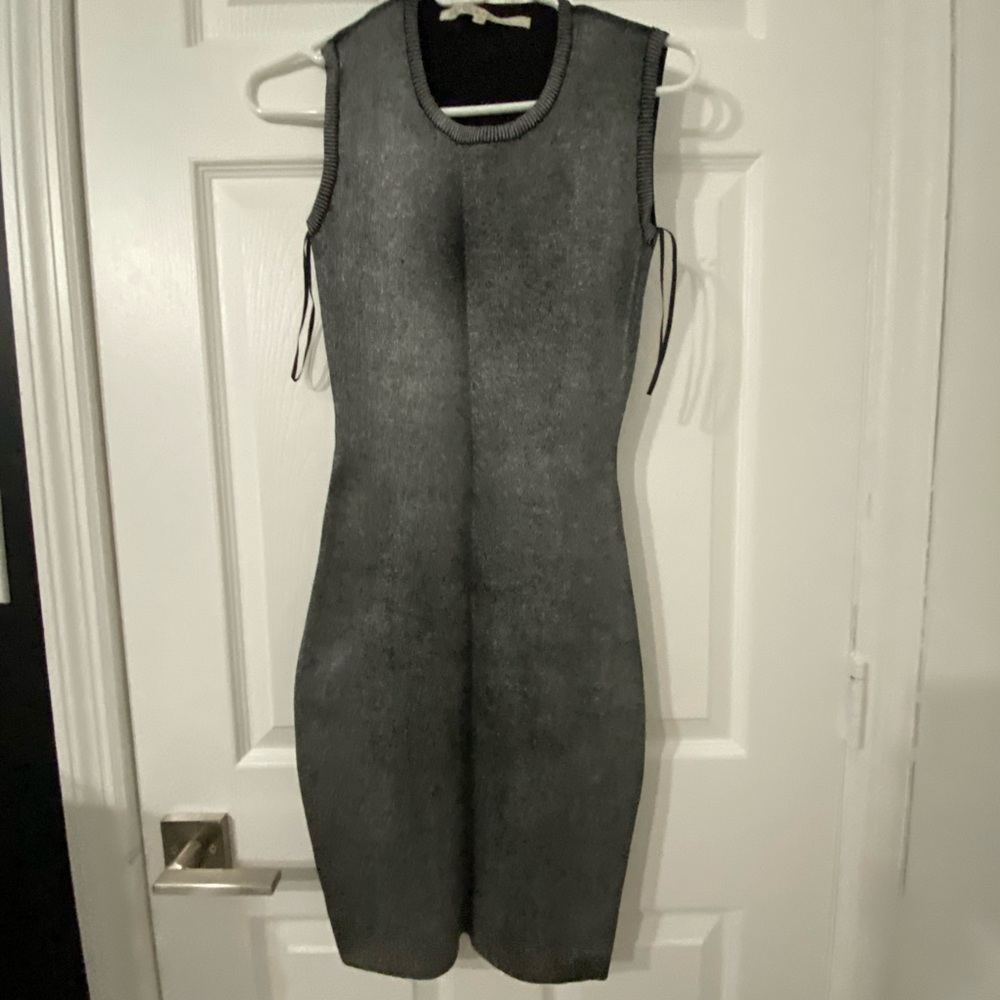 Gray/silver dress